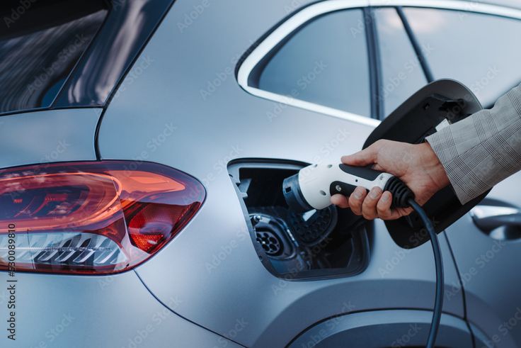 Voiture électrique de fonction  qui paie les frais de recharge